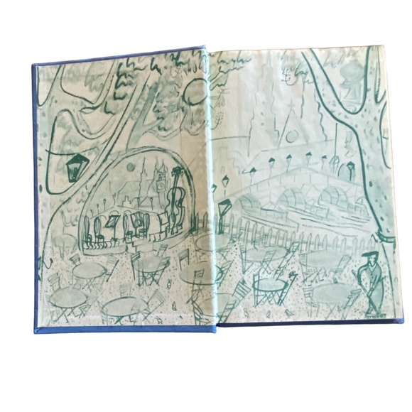 Sun Dial Press 1946 Blue The Blue Danube Vintage Illustrated Hardcover OS - Picture 4 of 12